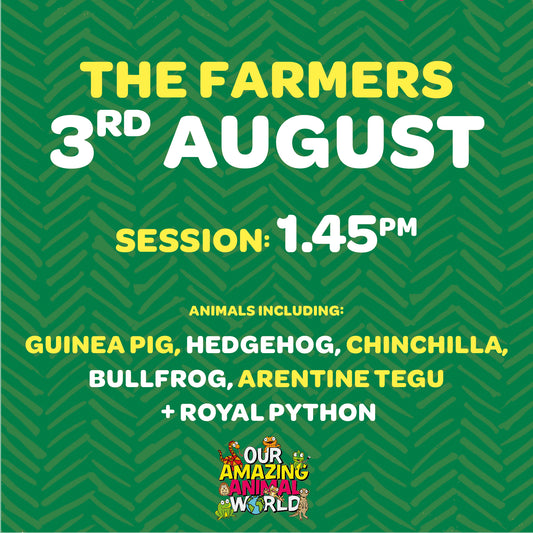 Ticket for 3rd August The Farmers in Scaynes Hill. 1.45pm session