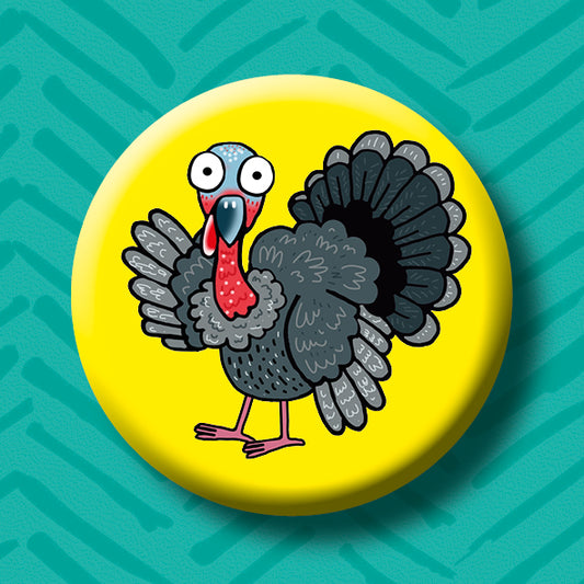 Turkey Button Badge