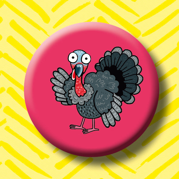 Turkey Button Badge