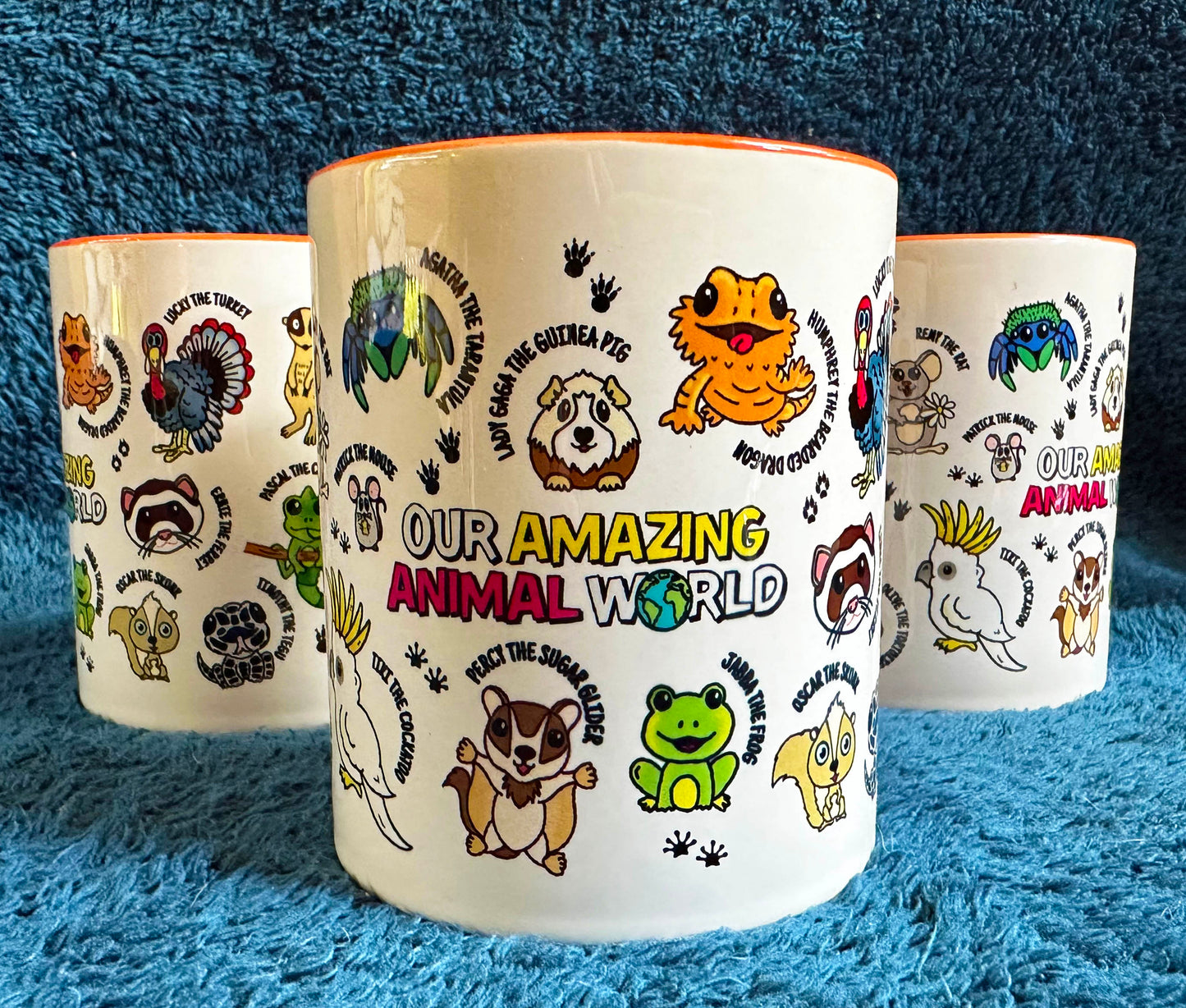 Our Amazing Animal World Character Mug