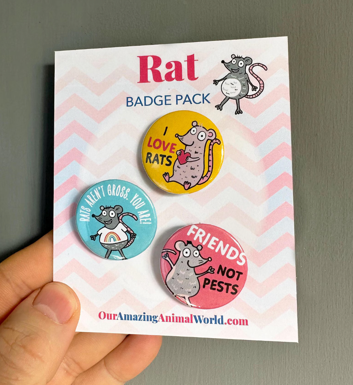Rats badge pack