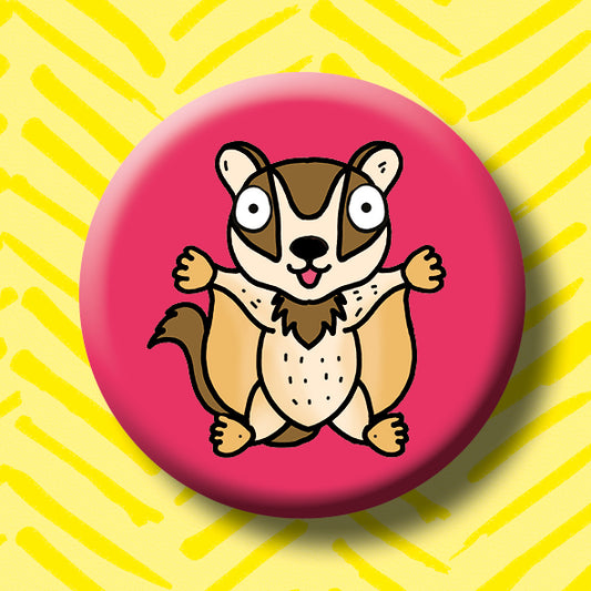 Sugar Glider Button Badge