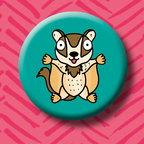 Sugar Glider Button Badge