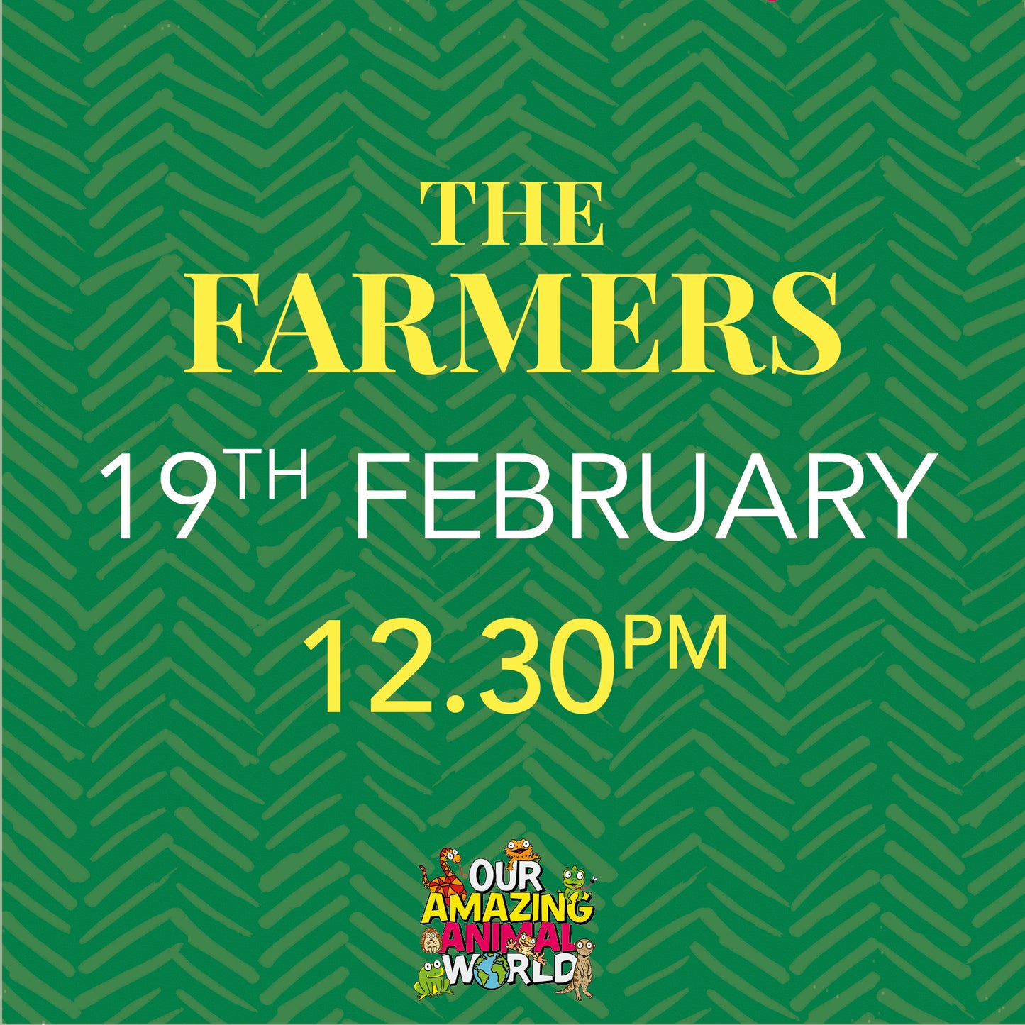 Ticket for 19th February at The Farmers in Scaynes Hill. 12.30pm session.