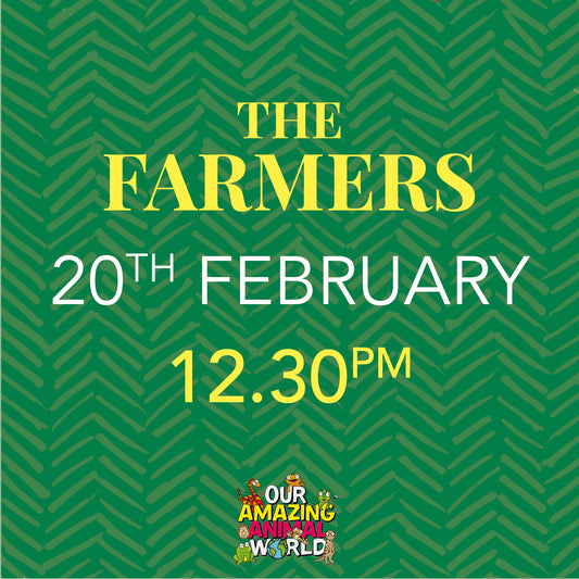 Ticket for 20th February at The Farmers in Scaynes Hill. 12.30pm session