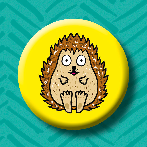 Hedgehog Button Badge