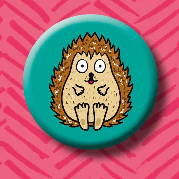 Hedgehog Button Badge