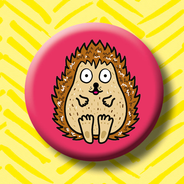 Hedgehog Button Badge