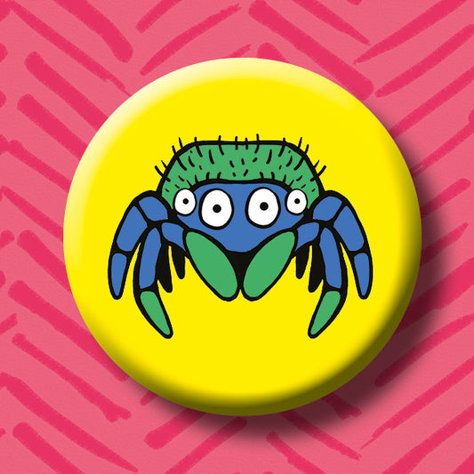 Spider Button Badge