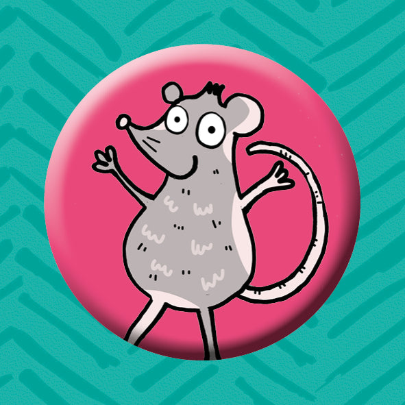 Rat Button Badge