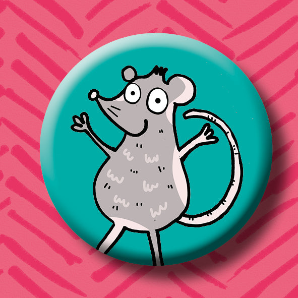 Rat Button Badge