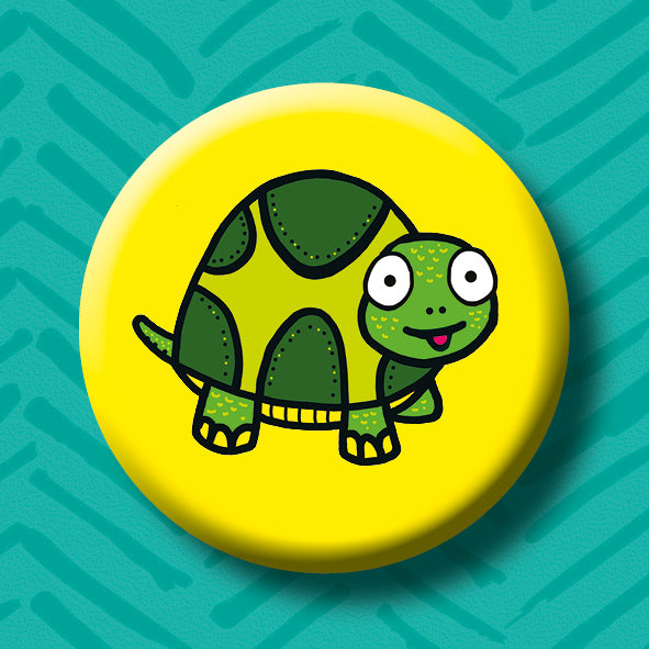 Tortoise Button Badge