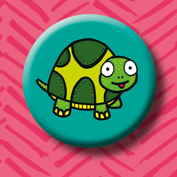 Tortoise Button Badge